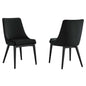 Lot de 2 chaises de salle à manger en velours Viscount Accent Performance par Modway