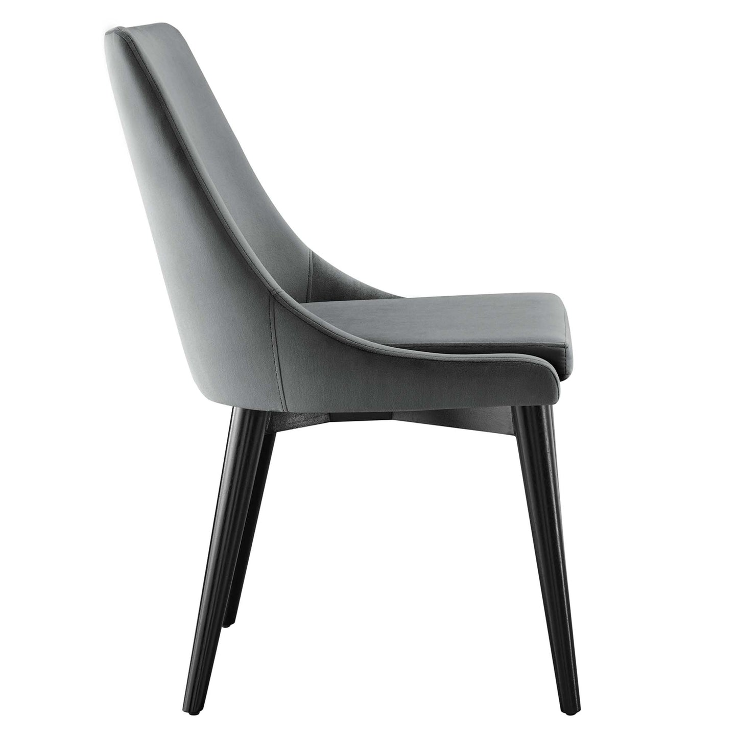 Lot de 2 chaises de salle à manger en velours Viscount Accent Performance par Modway