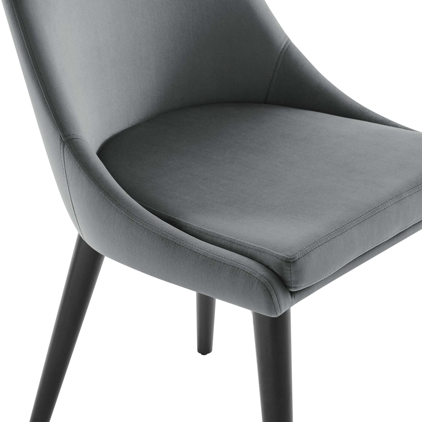 Lot de 2 chaises de salle à manger en velours Viscount Accent Performance par Modway