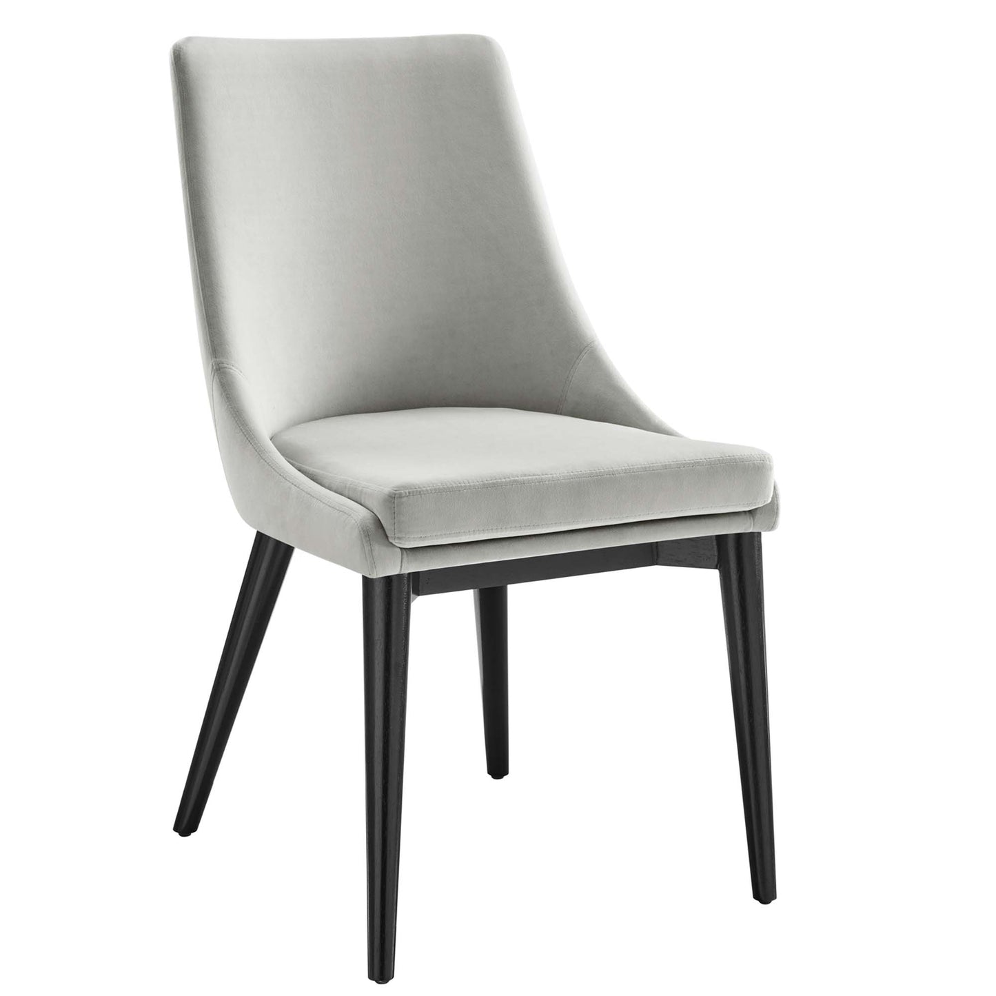 Lot de 2 chaises de salle à manger en velours Viscount Accent Performance par Modway