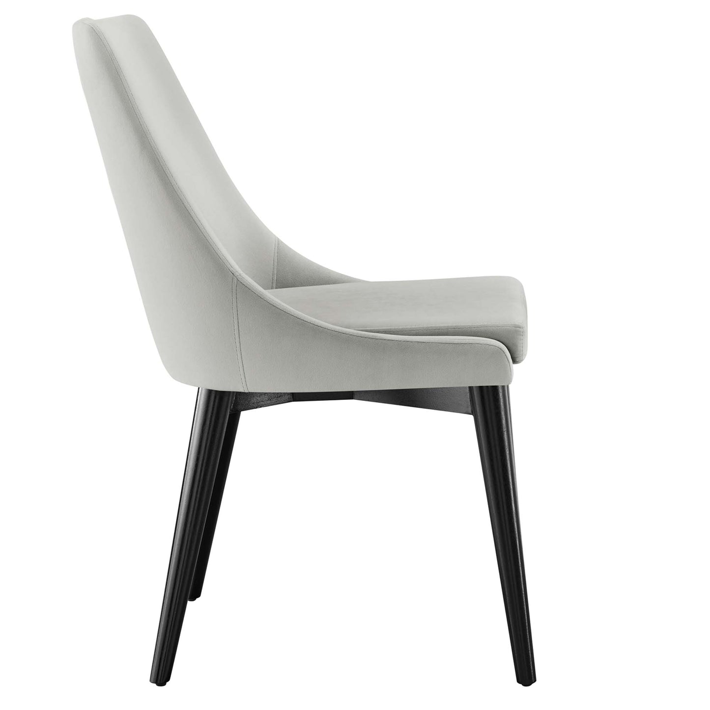 Lot de 2 chaises de salle à manger en velours Viscount Accent Performance par Modway