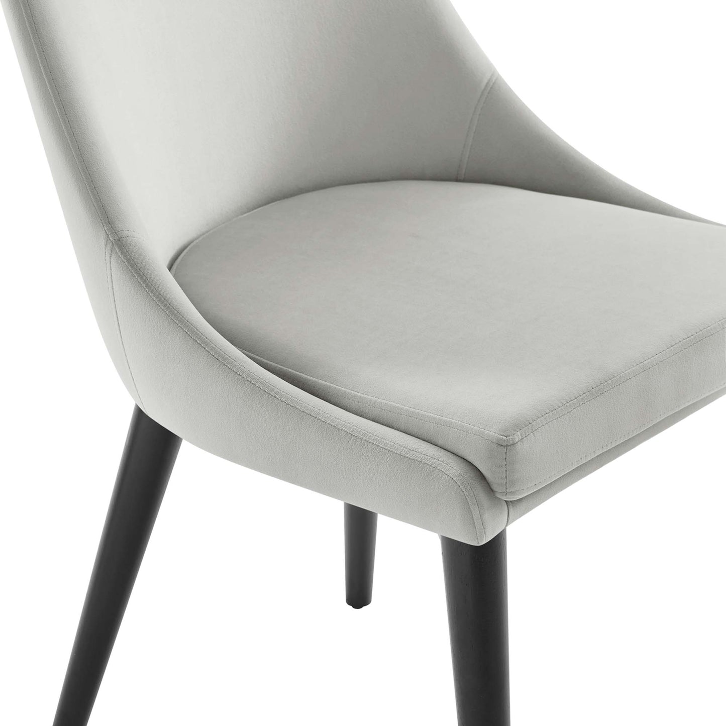 Lot de 2 chaises de salle à manger en velours Viscount Accent Performance par Modway