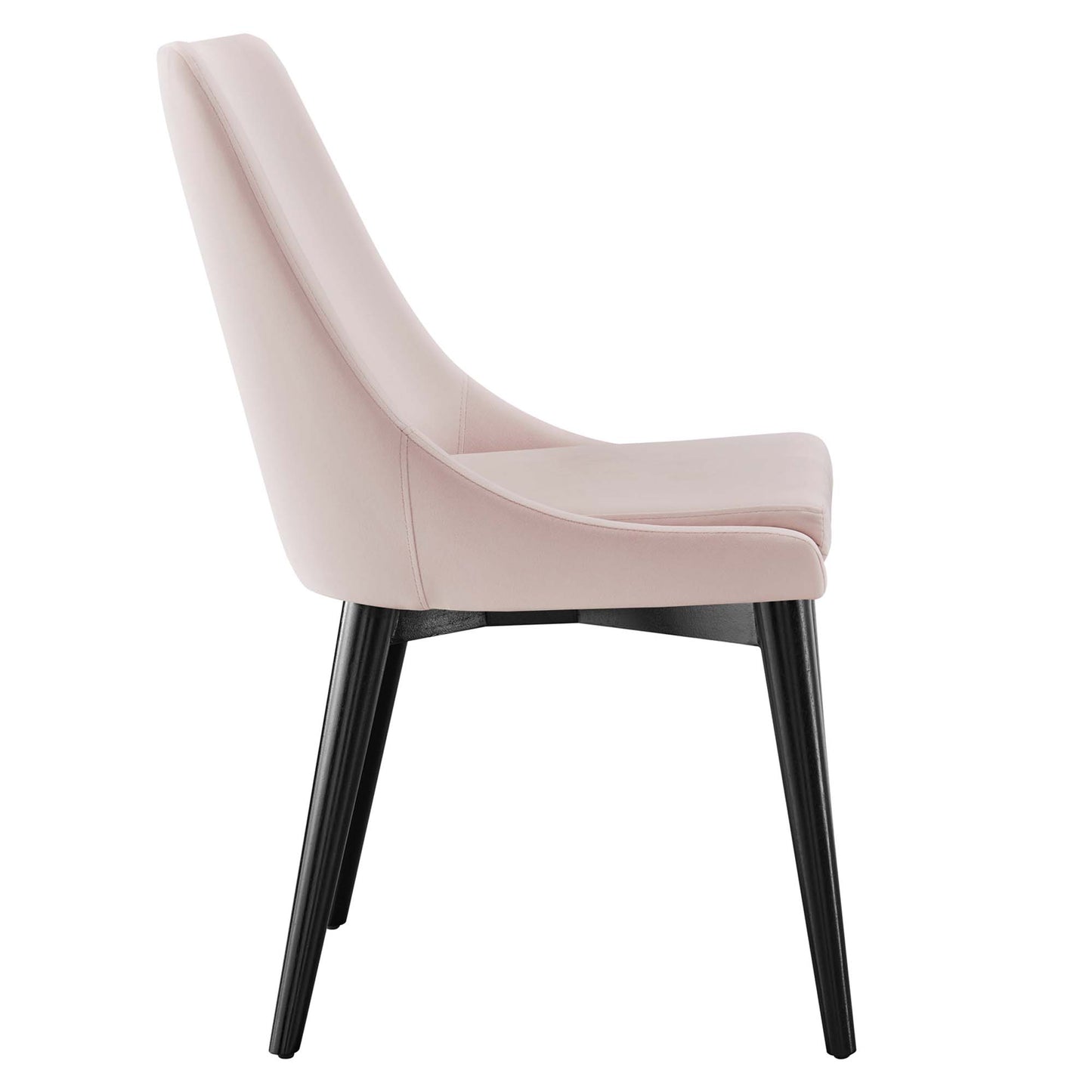 Lot de 2 chaises de salle à manger en velours Viscount Accent Performance par Modway