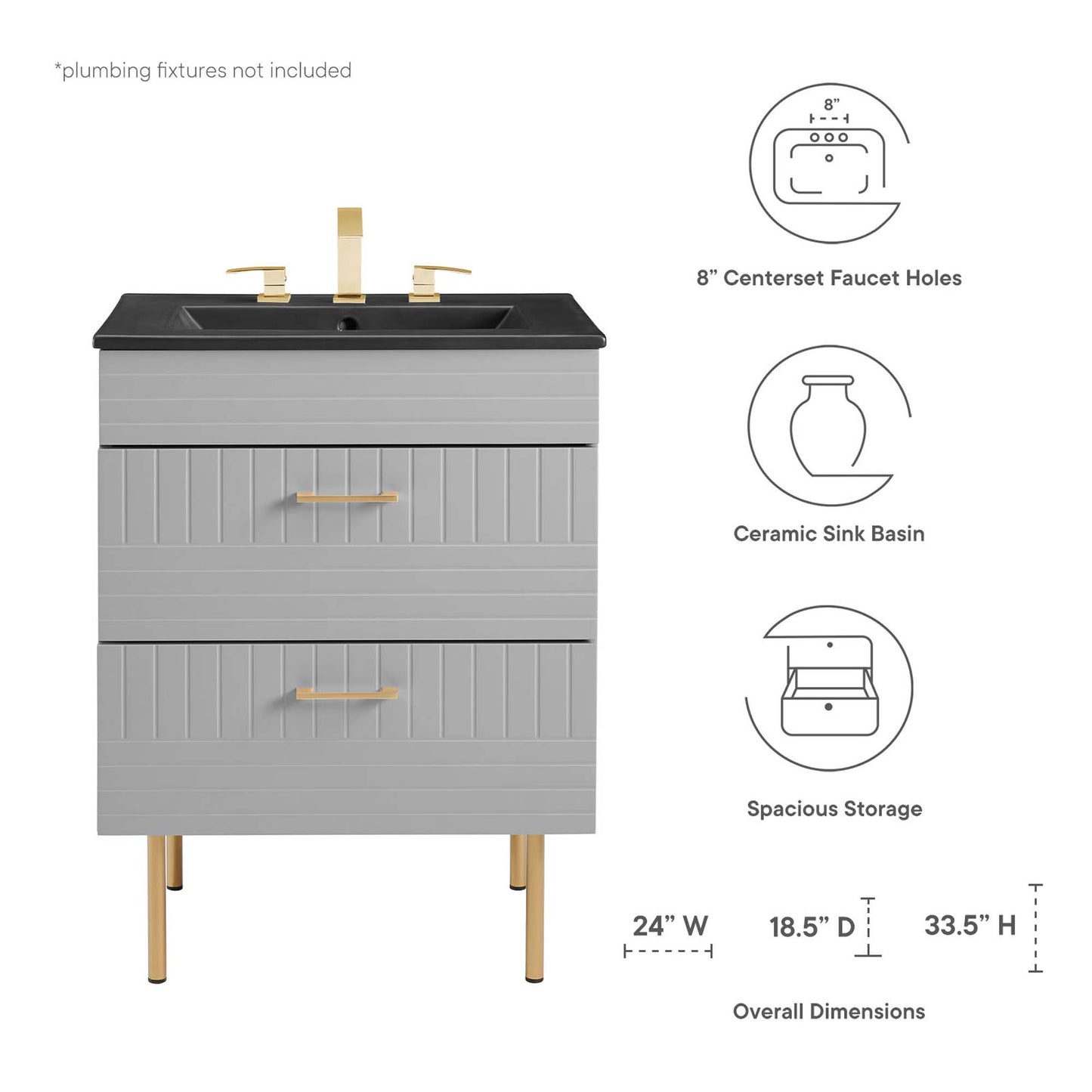 Daybreak 24" Bathroom Vanity