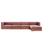 Sanguine 5-Piece Channel Tufted Performance Velvet Modular Sectional Sofa