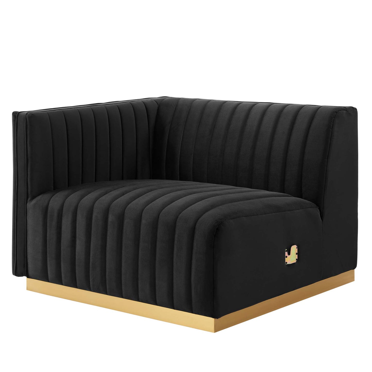 Conjure 4-Piece Channel Tufted Performance Velvet Sofa