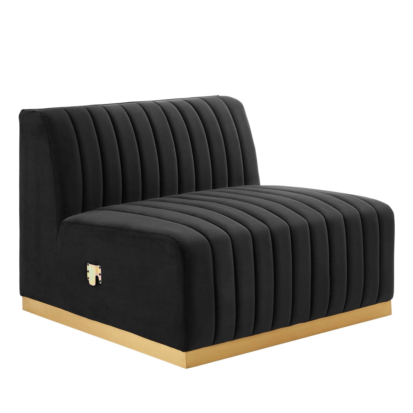 Conjure 4-Piece Channel Tufted Performance Velvet Sofa