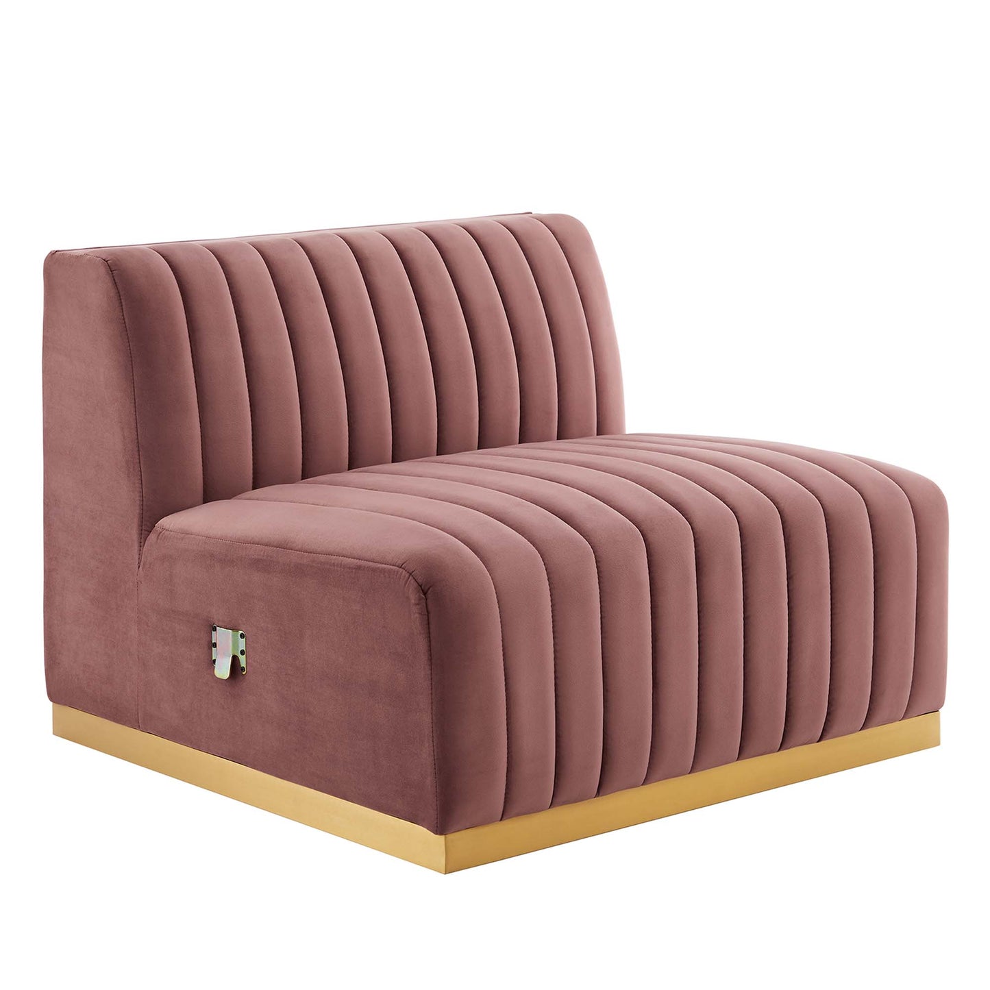 Conjure 4-Piece Channel Tufted Performance Velvet Sofa