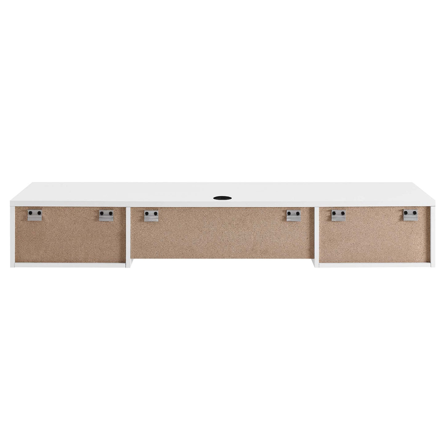 Bureau mural en bois Render par Modway