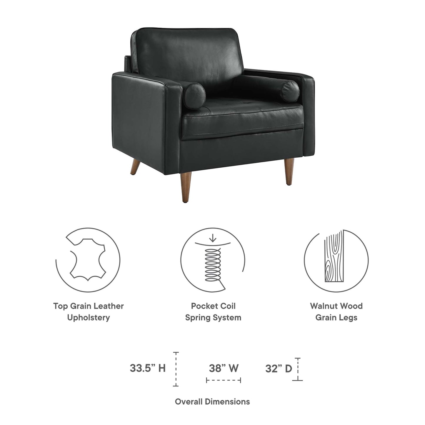 Valour Leather Armchair