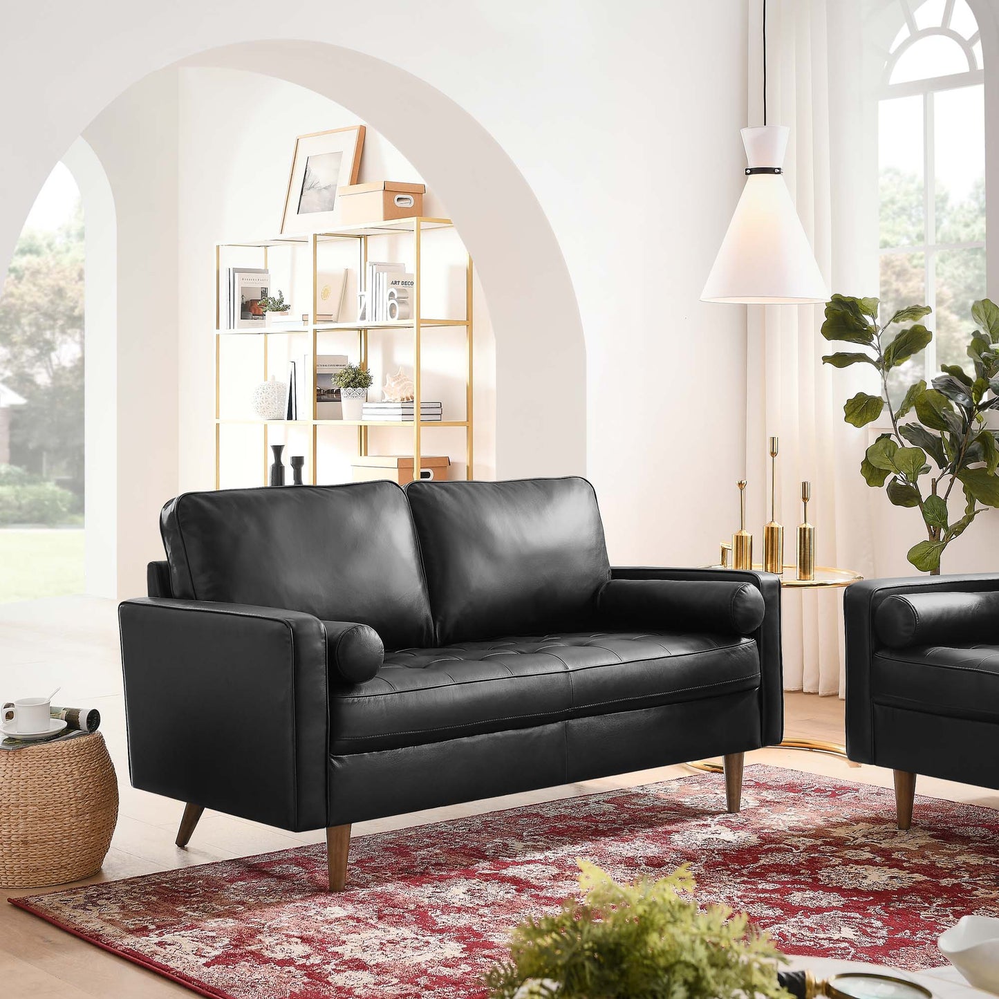 Valour Leather Loveseat