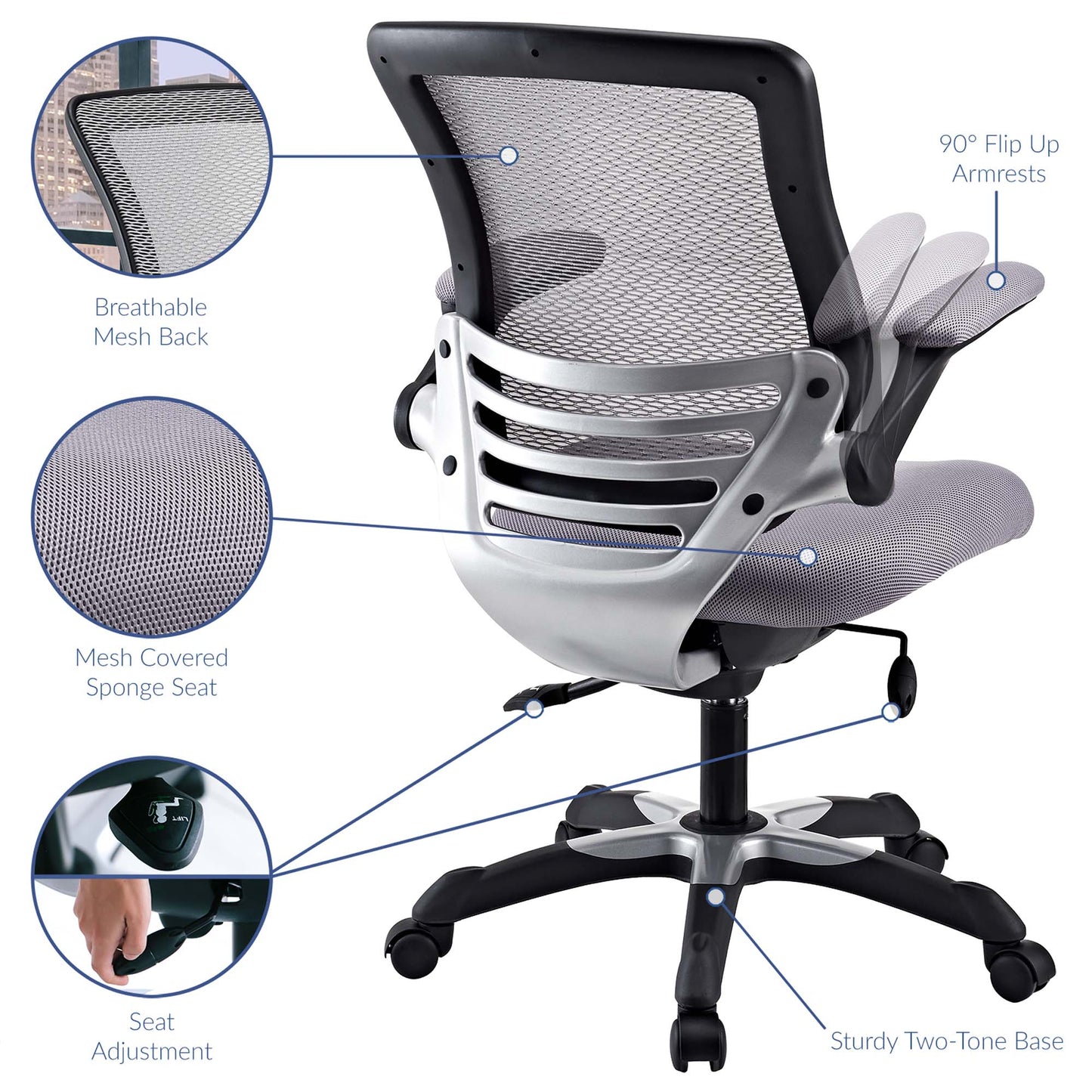 Edge Mesh Office Chair