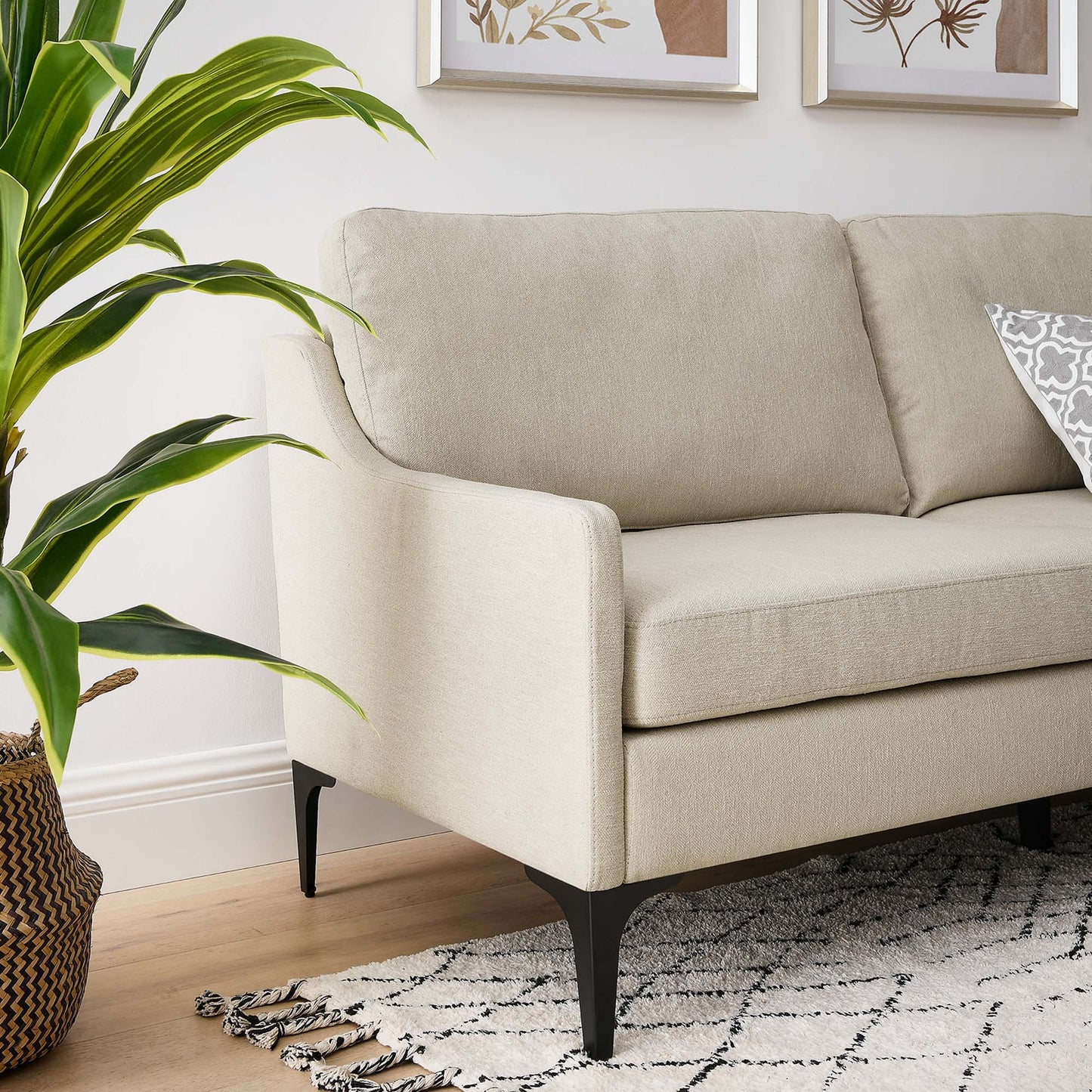 Corland Upholstered Fabric Sofa