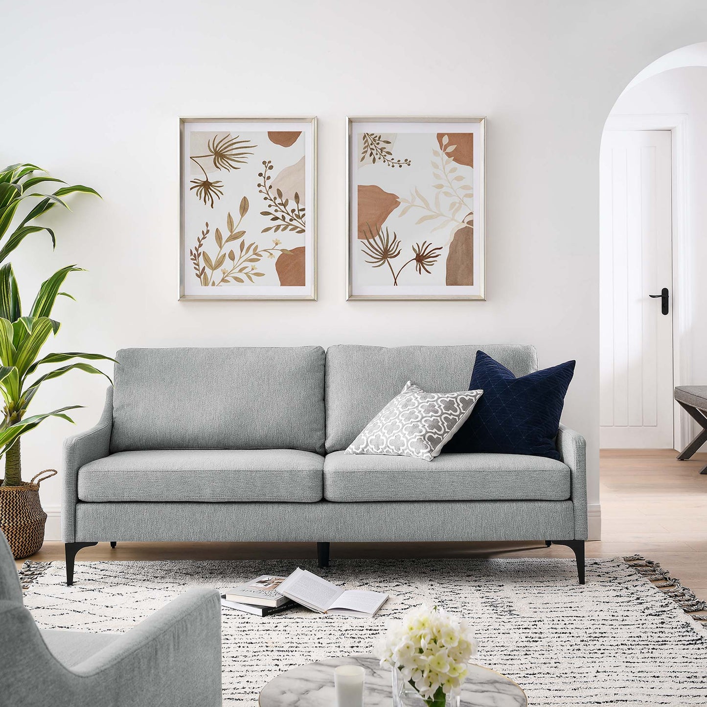 Corland Upholstered Fabric Sofa