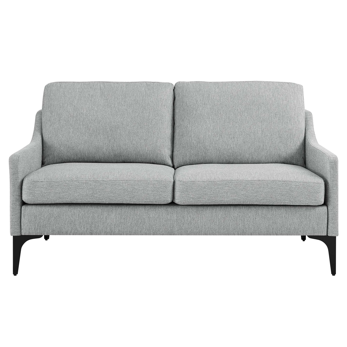 Corland Upholstered Fabric Loveseat