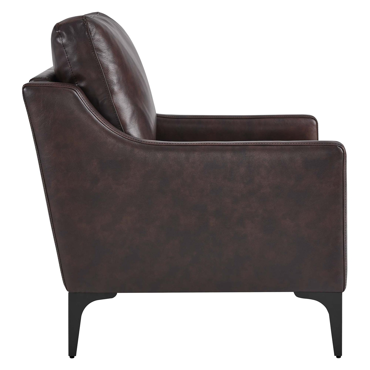 Fauteuil en cuir Corland de Modway