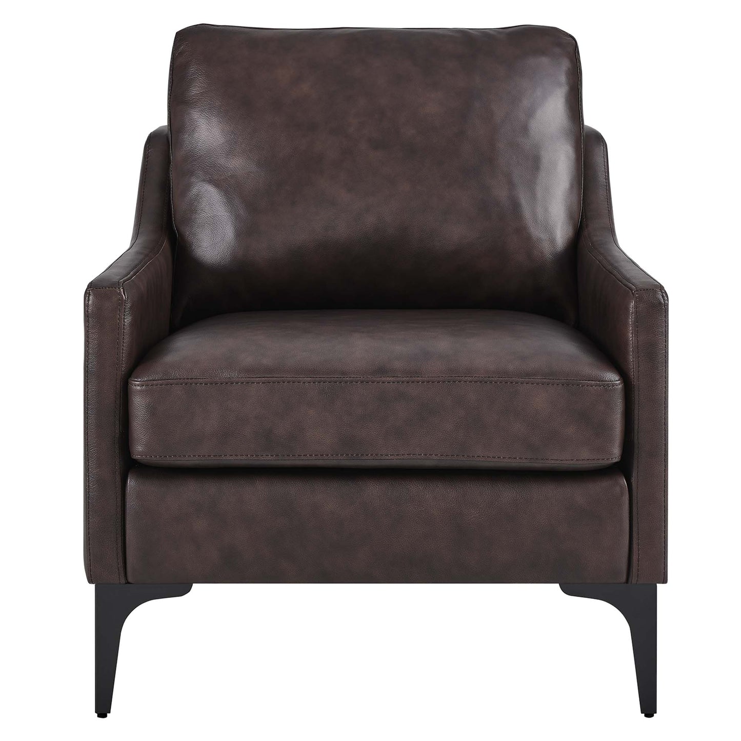 Fauteuil en cuir Corland de Modway