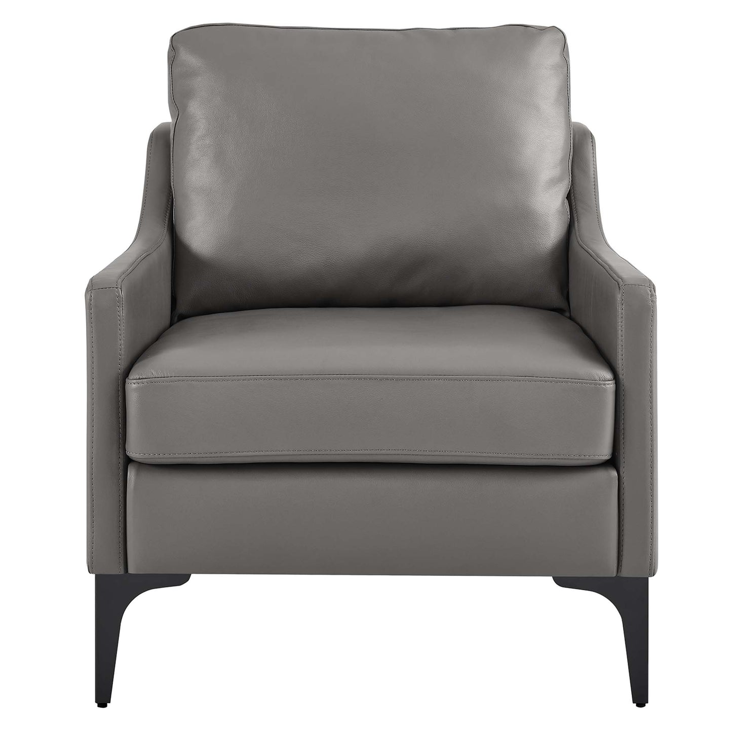 Fauteuil en cuir Corland de Modway