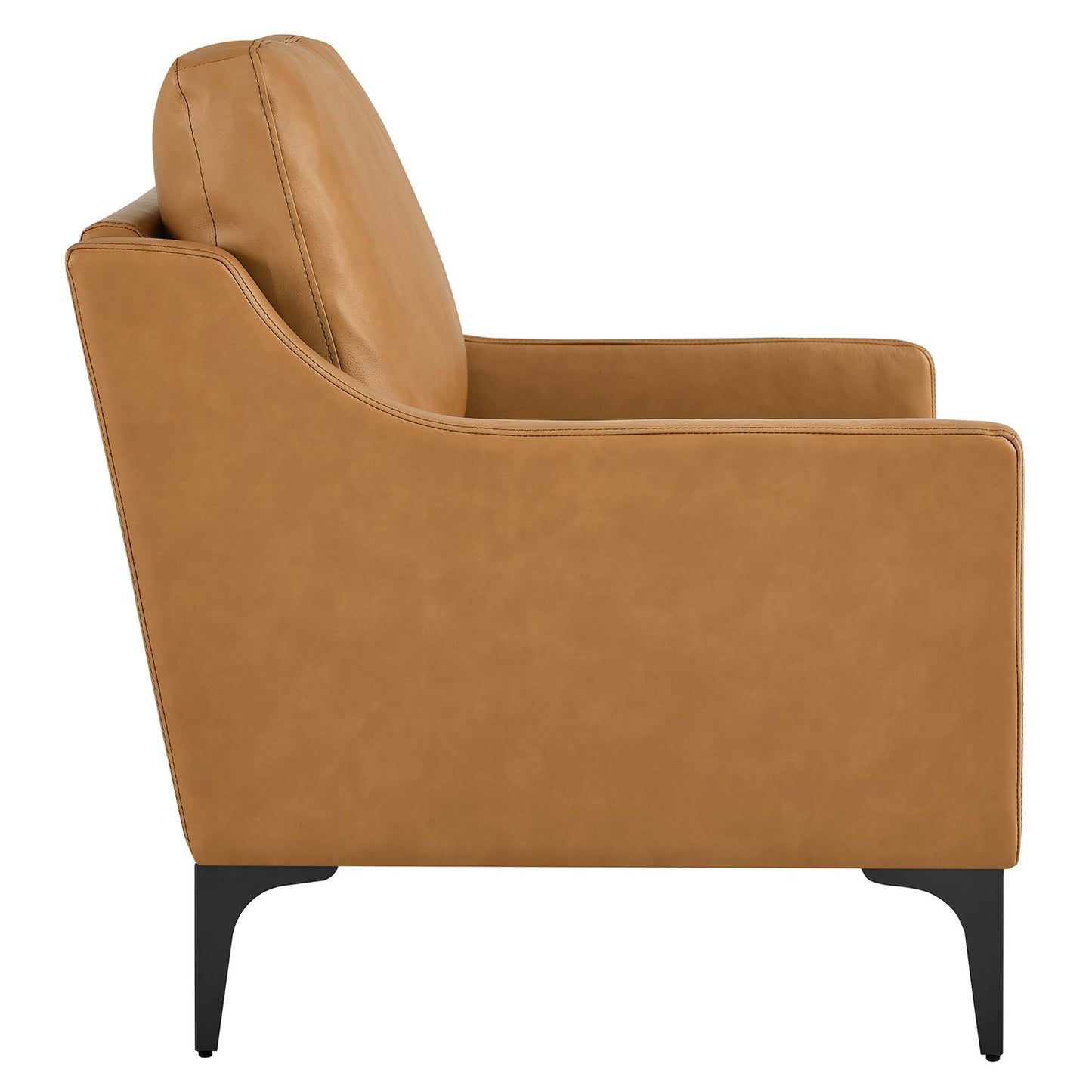 Fauteuil en cuir Corland de Modway