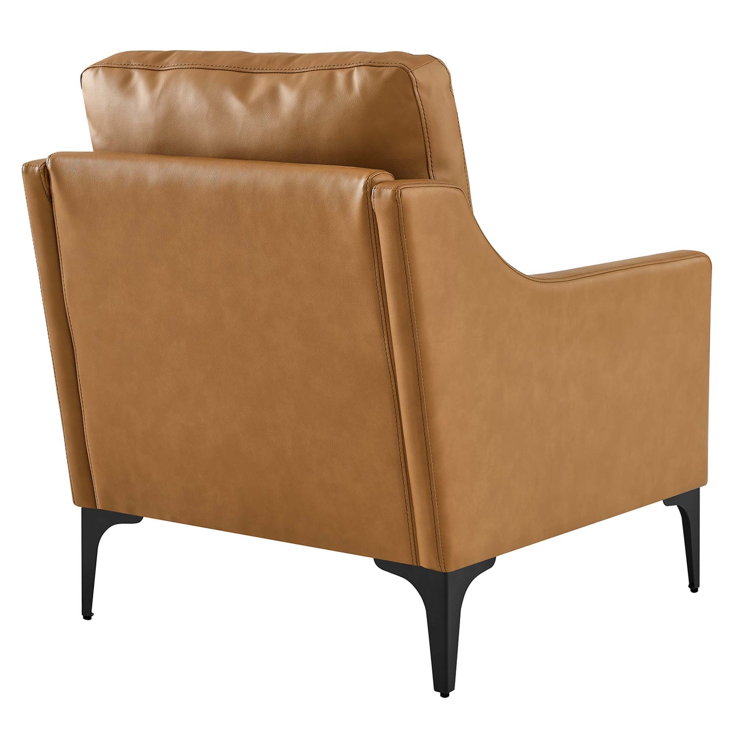 Fauteuil en cuir Corland de Modway