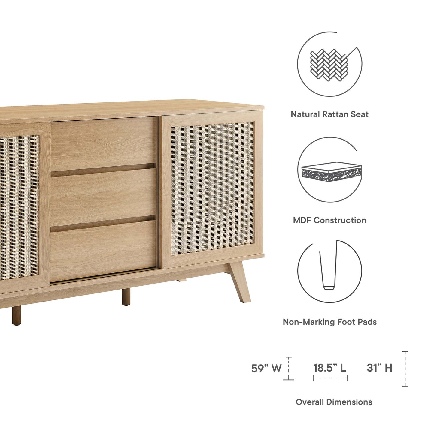 Aparador Soma de 59" de Modway