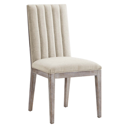 Maisonette French Vintage Tufted Fabric Fabric Dining Side Chair