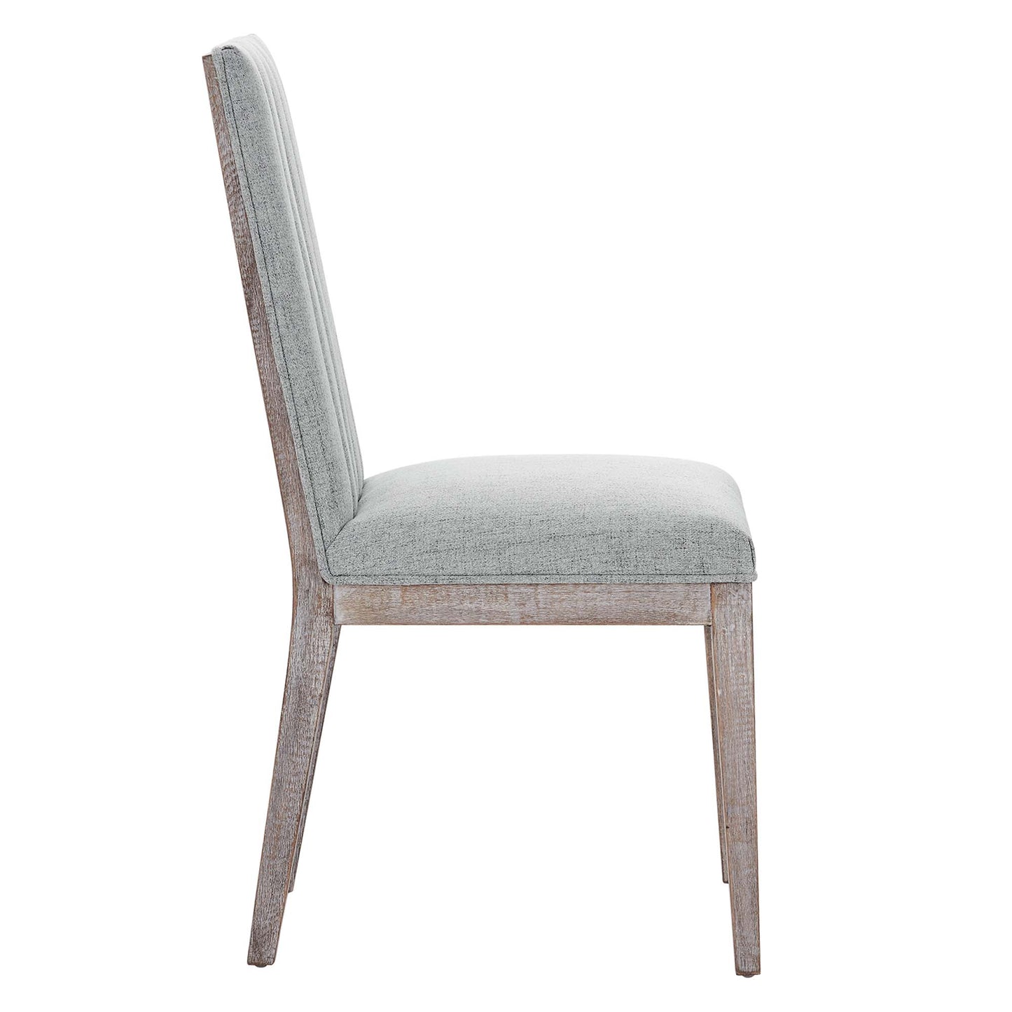 Maisonette French Vintage Tufted Fabric Fabric Dining Side Chair