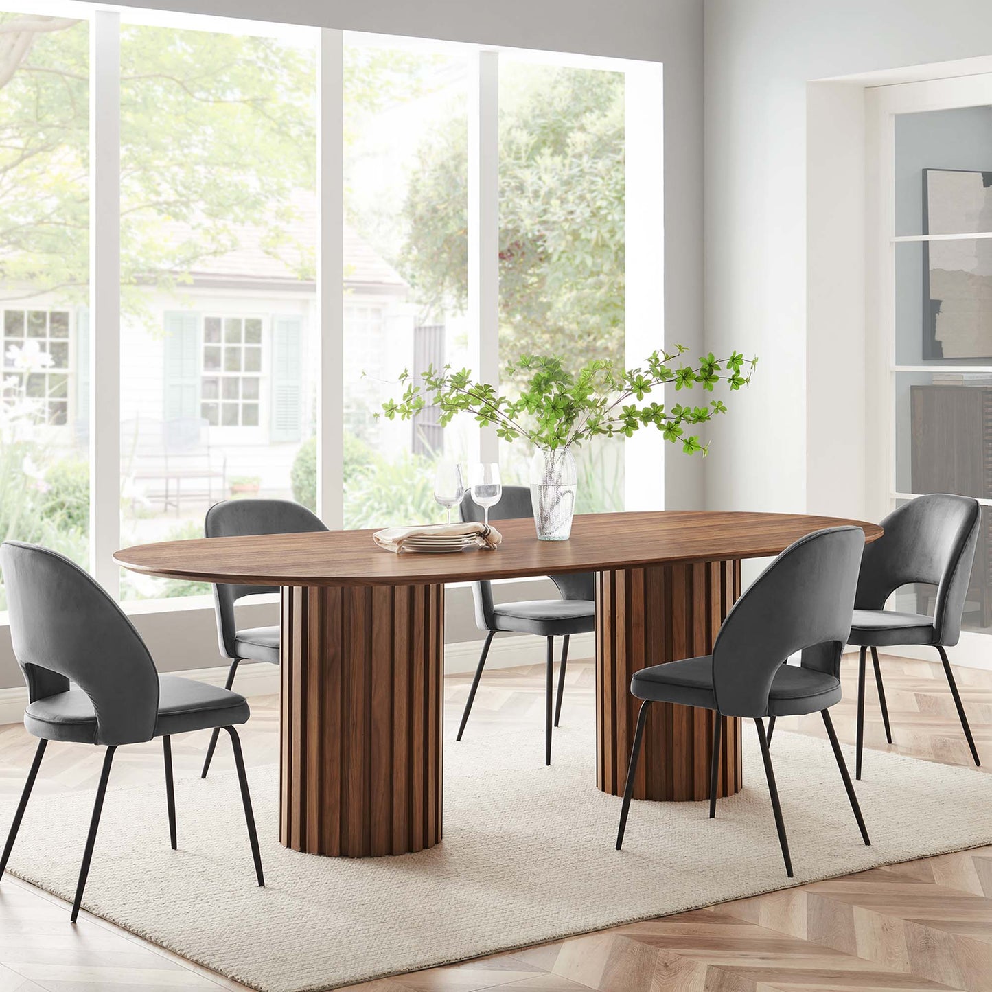 Senja 95" Oval Dining Table