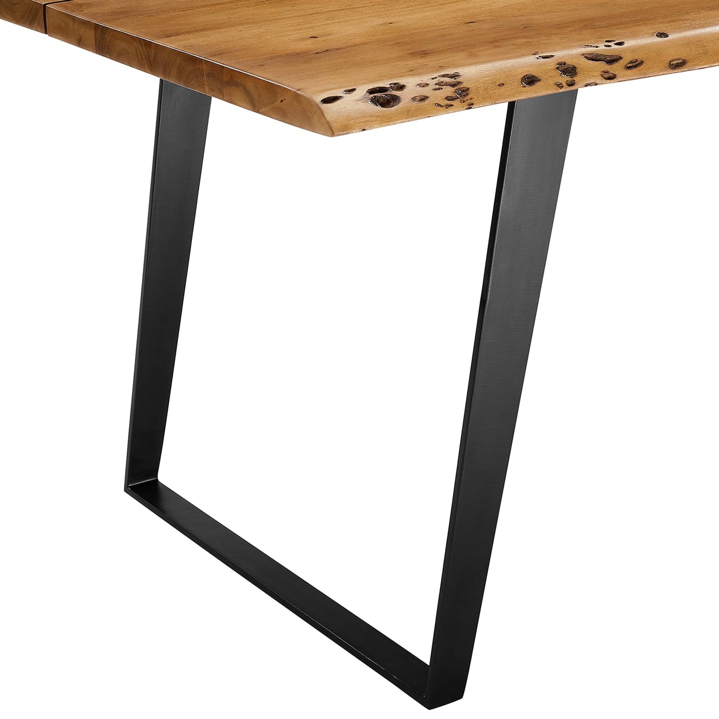 Viggo 60" Live Edge Acacia Wood Acacia Wood Dining Table