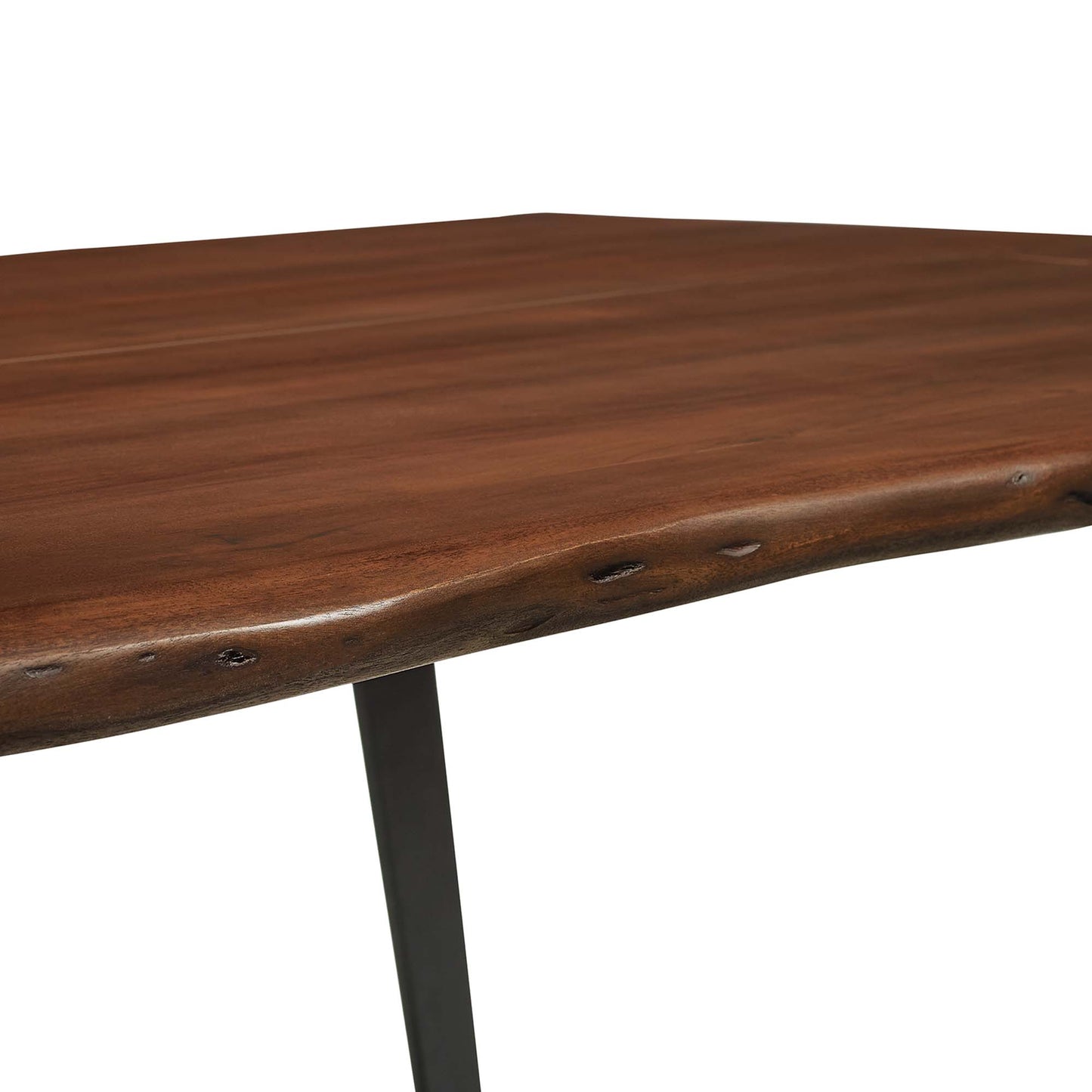 Viggo 60" Live Edge Acacia Wood Acacia Wood Dining Table