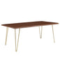 Ardor 74" Live Edge Acacia Wood Acacia Wood Dining Table