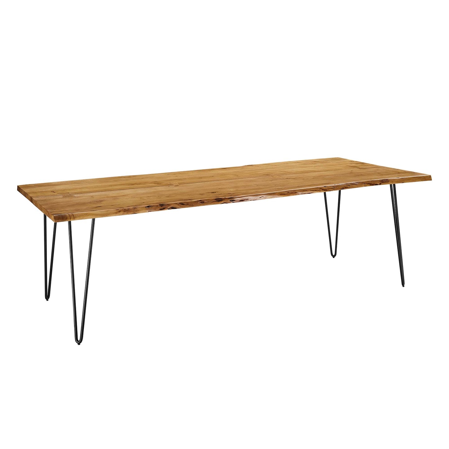 Ardor 96" Live Edge Acacia Wood Acacia Wood Dining Table