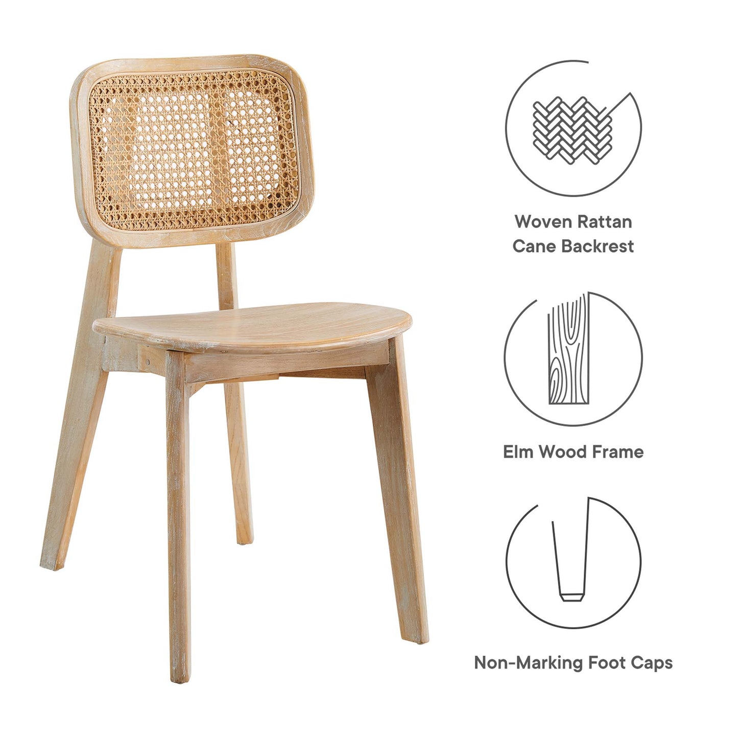 Habitat Wood Dining Side Chair Set of 2