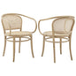 Oliana Wood Dining Armchair Set of 2