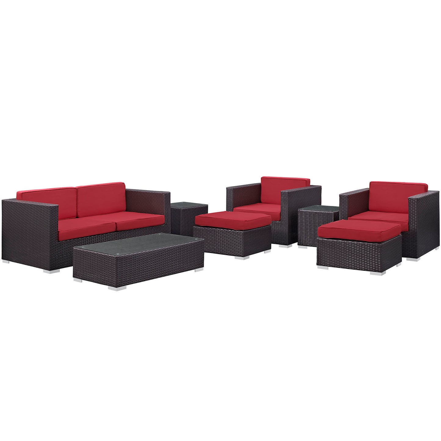 Venice 8 Piece Outdoor Patio Sofa Set