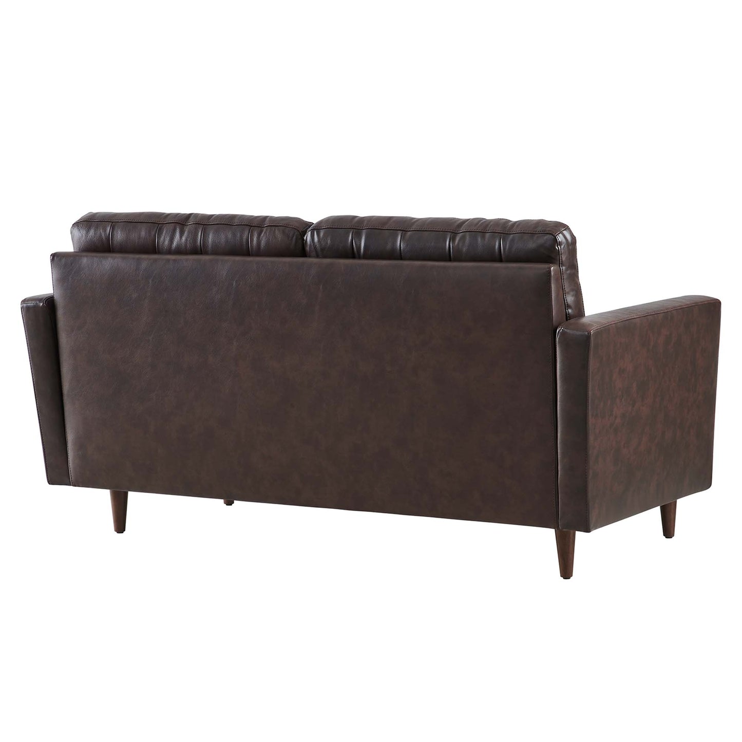 Exalt Tufted Leather Loveseat