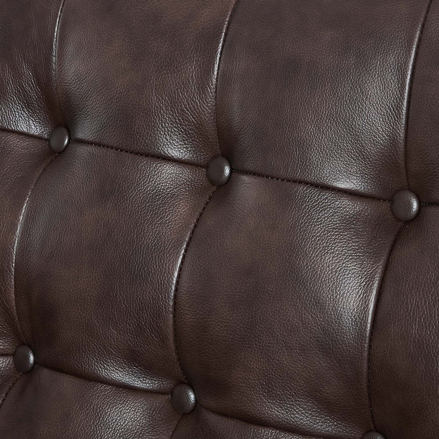 Exalt Tufted Leather Loveseat