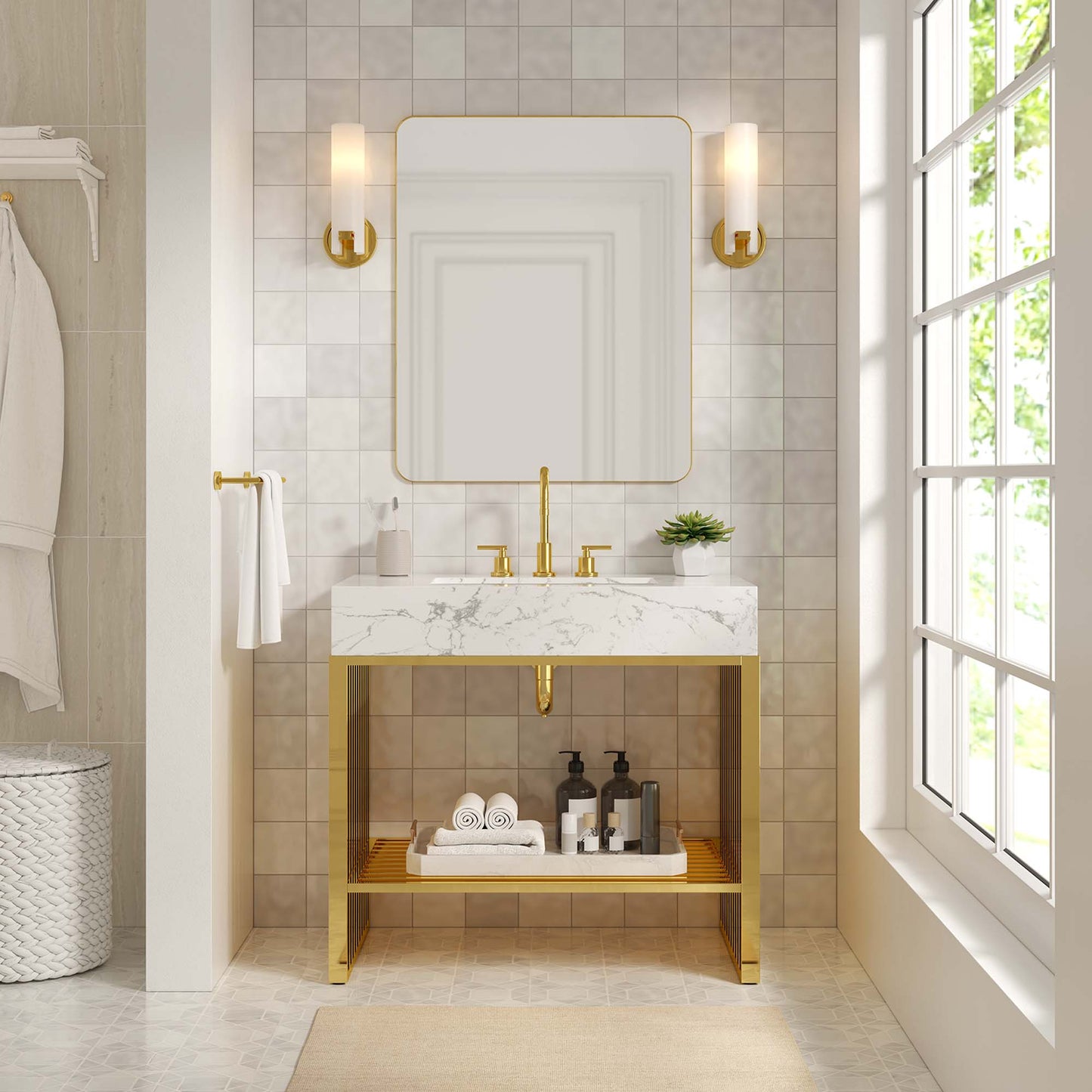 Gridiron 36" Bathroom Vanity