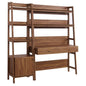 Bixby 2-Piece Wood Office Desk and Bookshelf