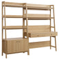 Bixby 2-Piece Wood Office Desk and Bookshelf