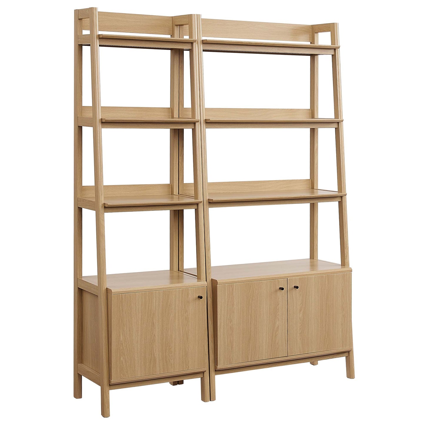 Bixby Wood Bookshelves Set of 2