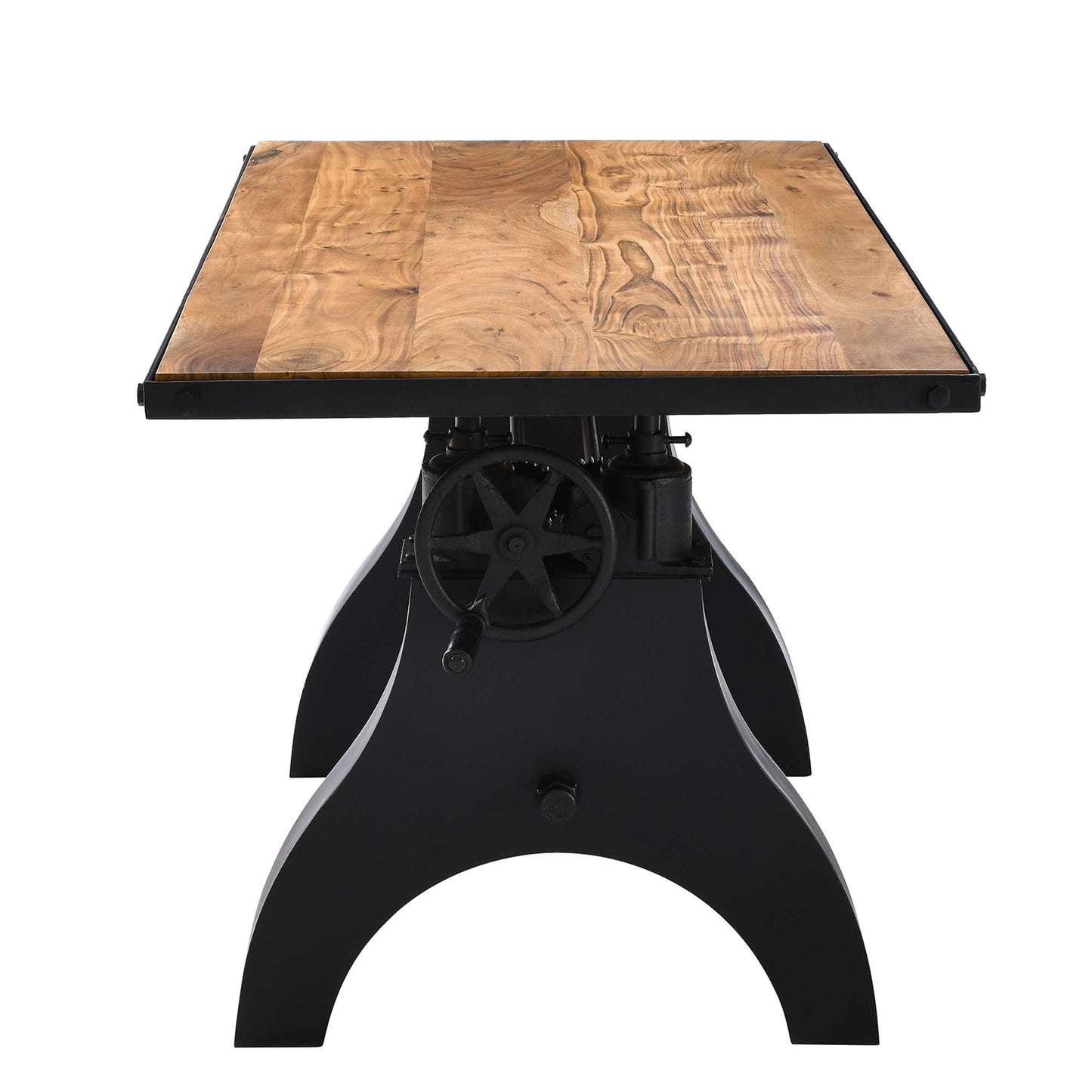 Genuine 60" Crank Adjustable Height Dining Table and Computer Desk