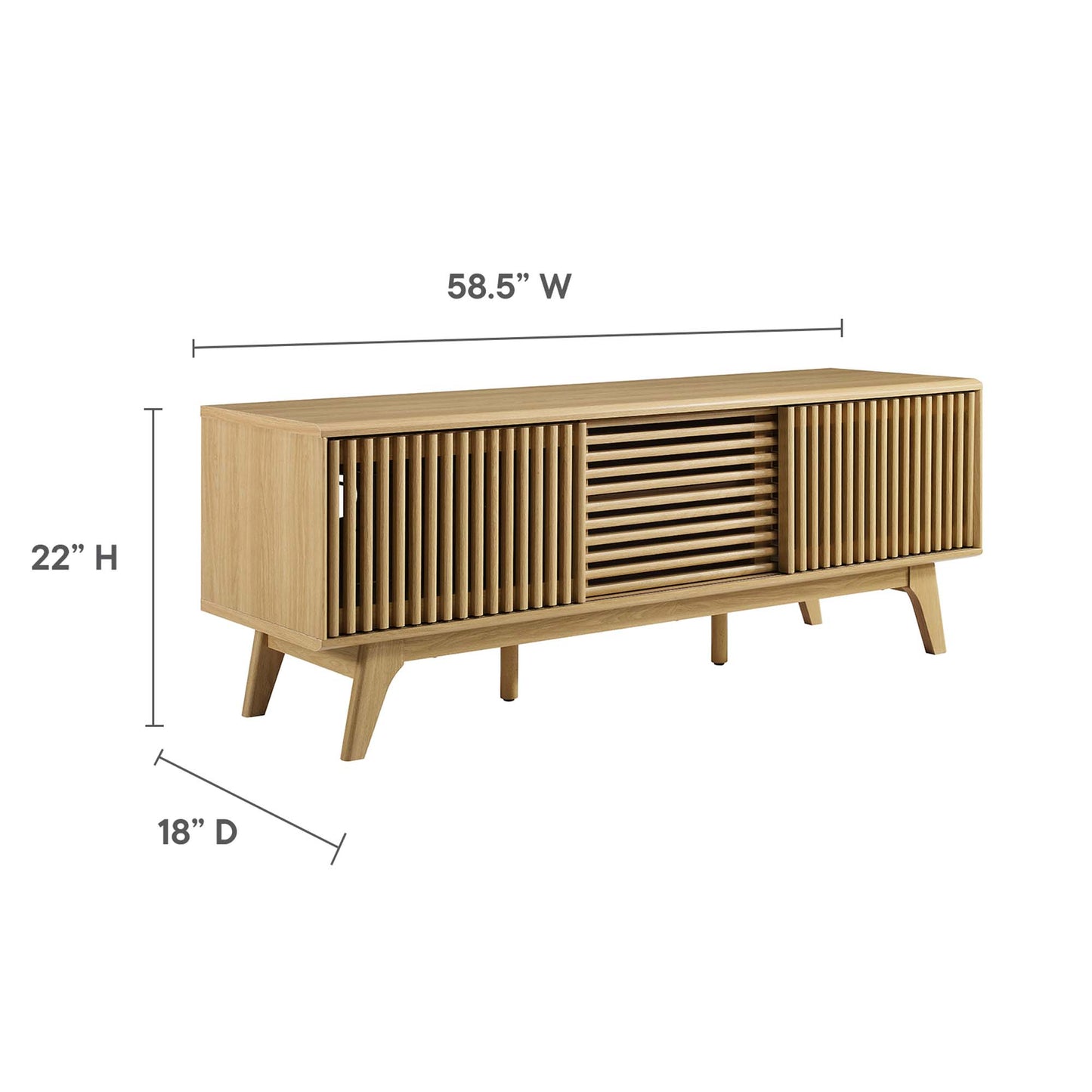 Meuble TV Iterate 59" par Modway