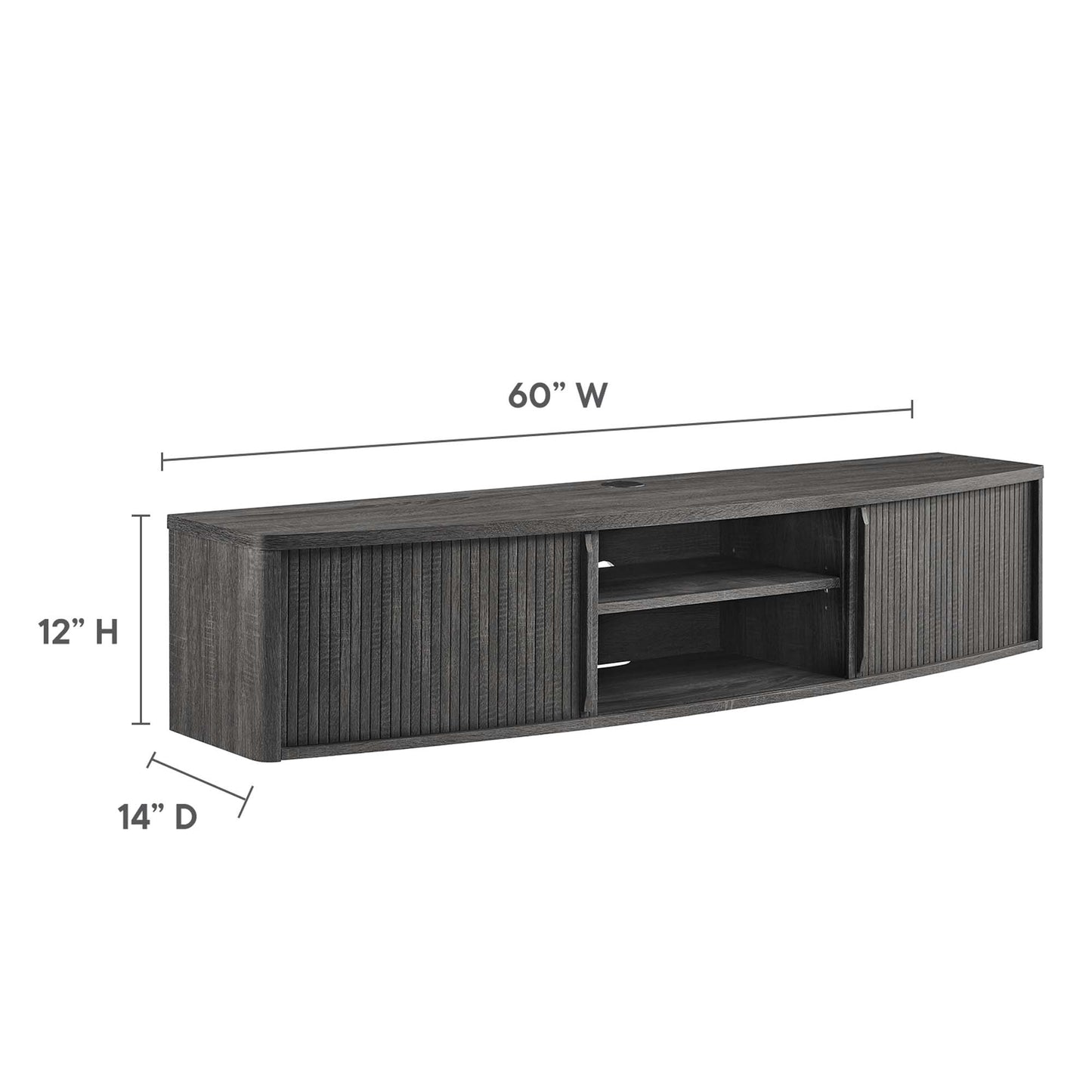 Resonance 60" Wall-Mount TV Stand