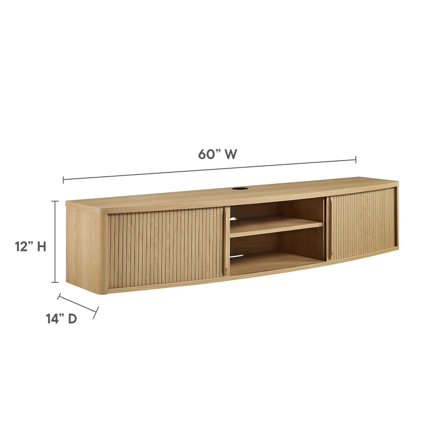 Resonance 60" Wall-Mount TV Stand