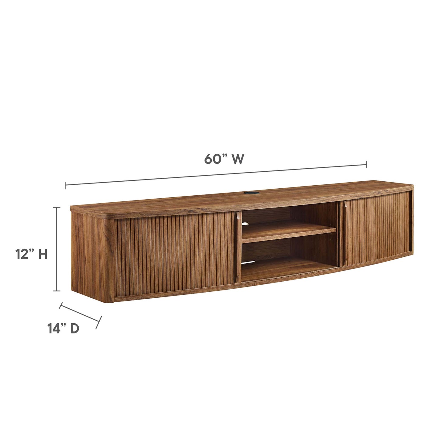 Resonance 60" Wall-Mount TV Stand