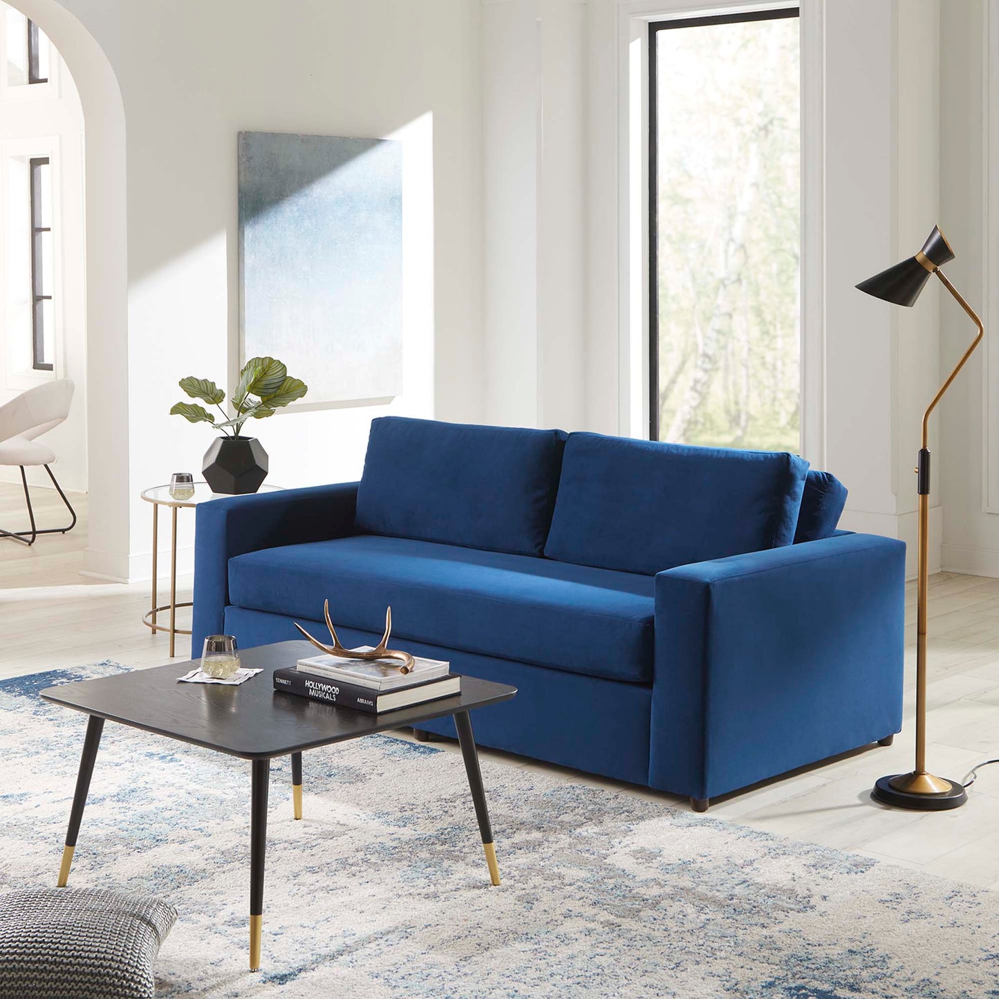 Avendale Velvet Sofa