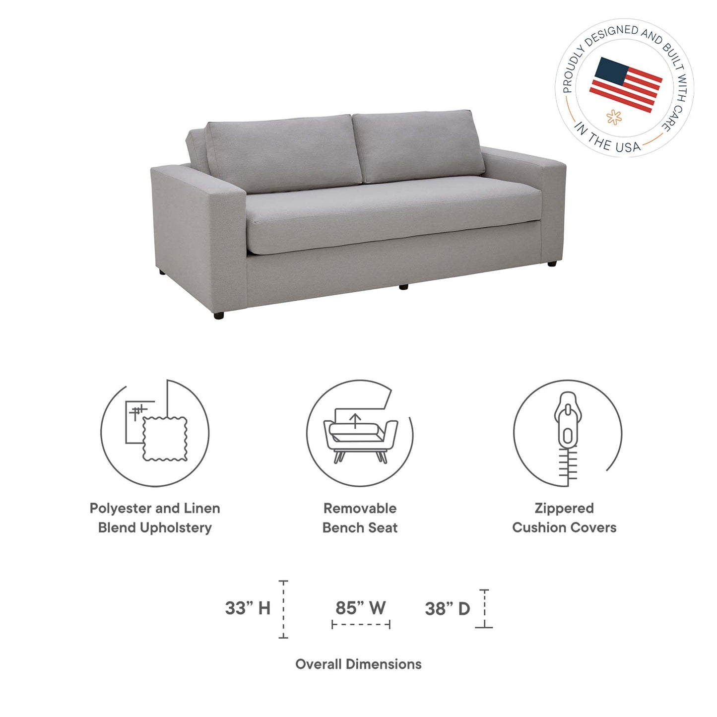 Avendale Linen Blend Sofa