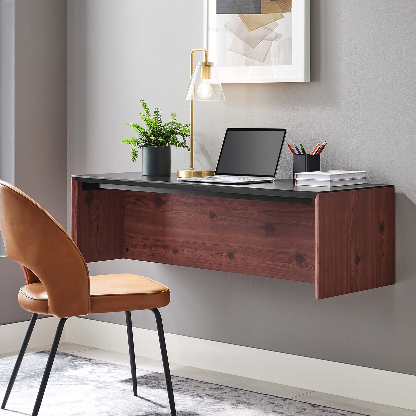 Kinetic 49" Wall-Mount Office Desk