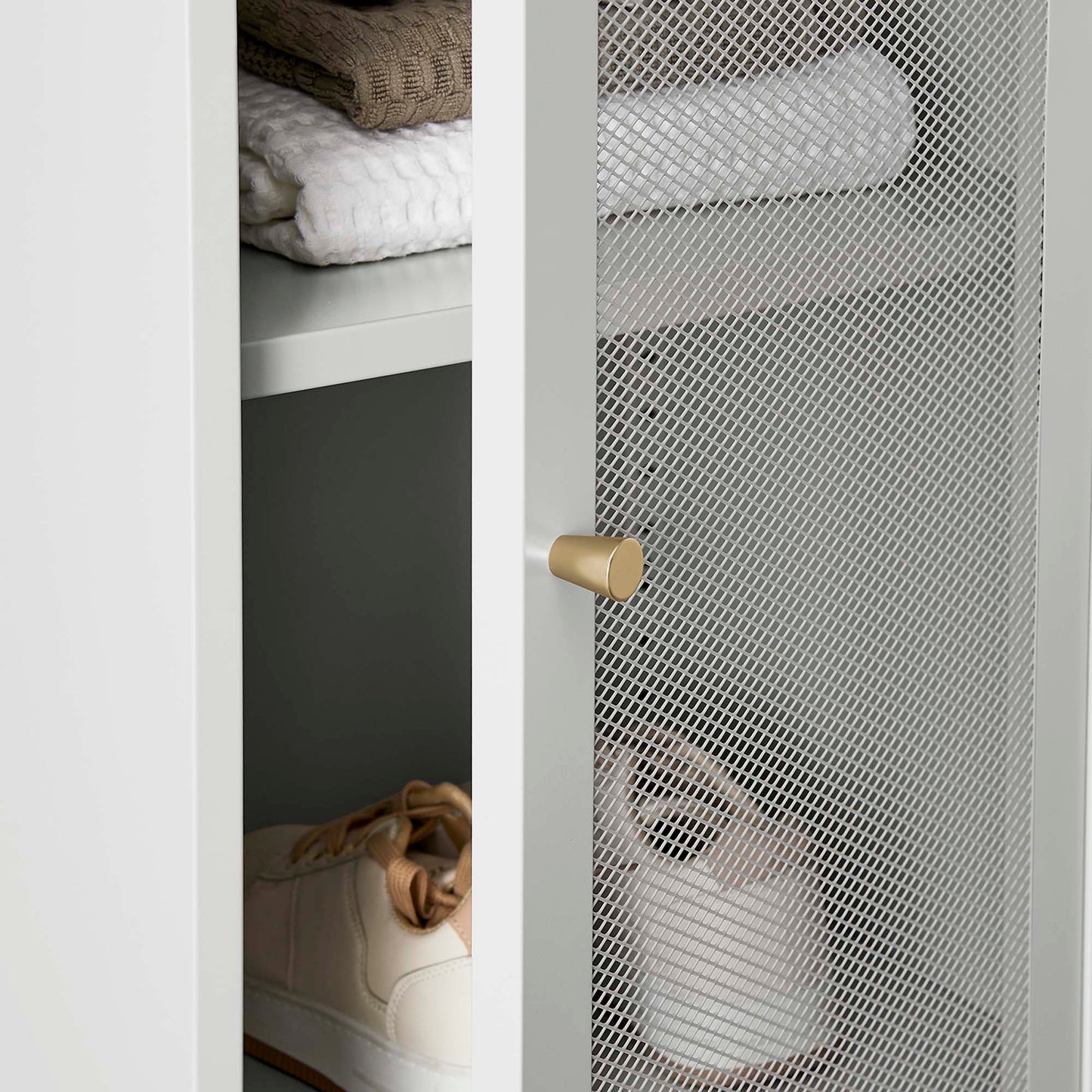 Covelo Tall Storage Cabinet